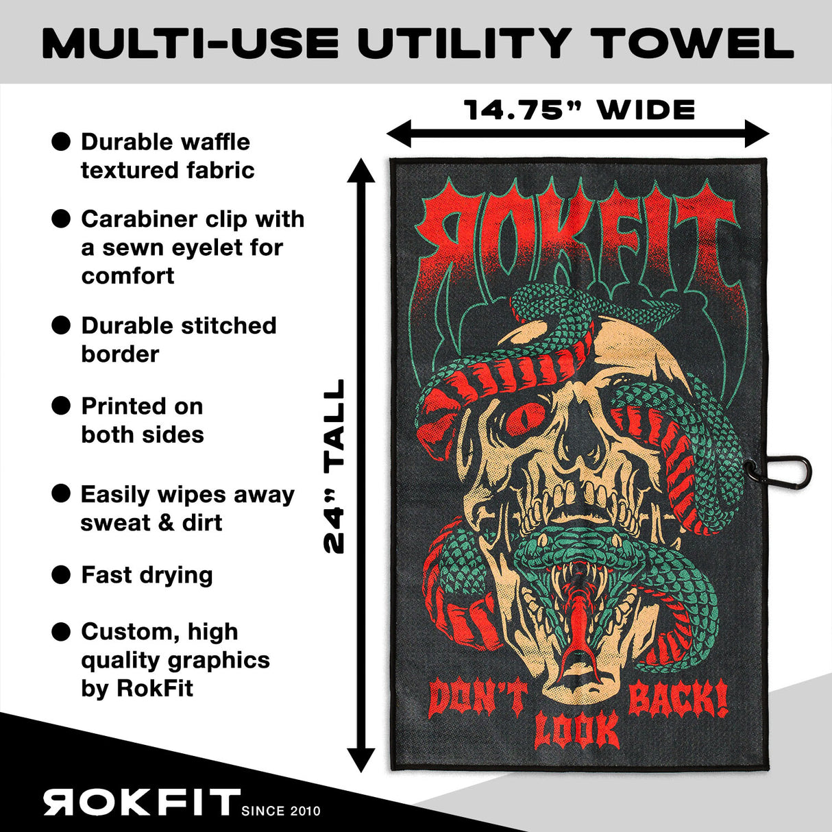 Utility Towel - Don't Look Back