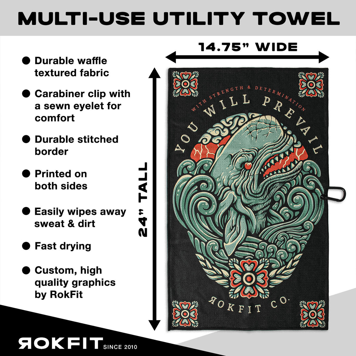 Utility Towel - You Will Prevail